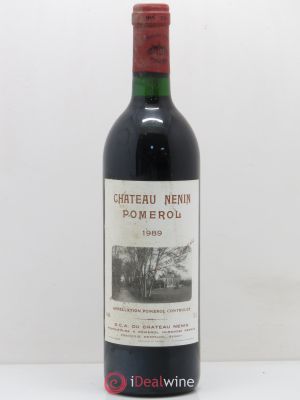 Château Nenin  1989 - Lot of 1 Bottle