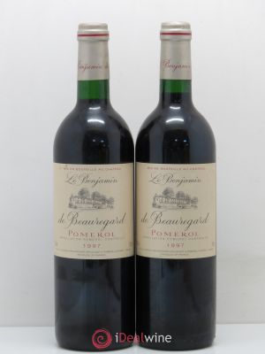 Pomerol Le Benjamin De Beauregard 1997 - Lot of 2 Bottles