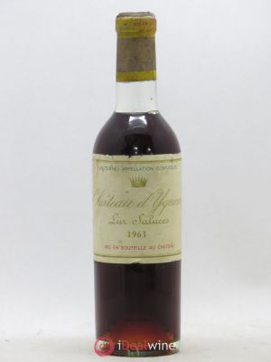 Château d'Yquem 1er Cru Classé Supérieur (sans prix de réserve) 1963 - Lot de 1 Demi-bouteille