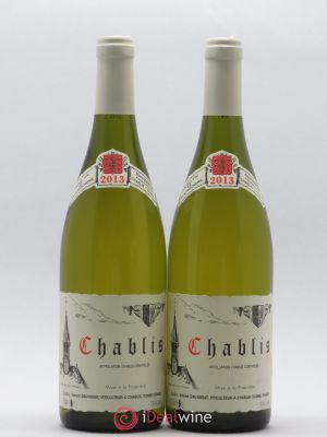 Chablis René et Vincent Dauvissat  2013 - Lot of 2 Bottles