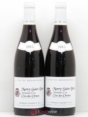 Morey Saint-Denis 1er Cru Clos Des Ormes Domaine Georges Lignier 2015 - Lot of 2 Bottles