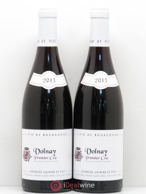 Volnay 1er Cru Domaine Georges Lignier 2013 - Lot of 2 Bottles