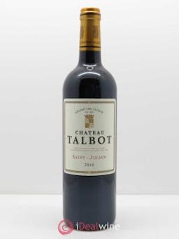 Château Talbot 4ème Grand Cru Classé  2016 - Lot de 1 Bouteille