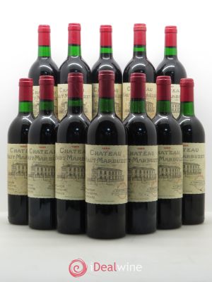 Château Haut Marbuzet  1989 - Lot of 12 Bottles