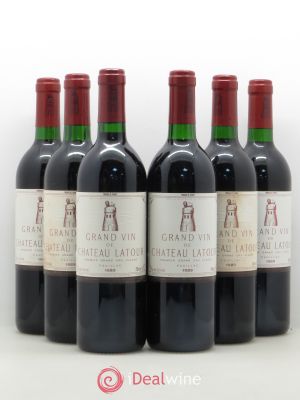 Château Latour 1er Grand Cru Classé  1989 - Lot of 6 Bottles