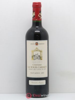 Château La Tour Carnet 4ème Grand Cru Classé  2005 - Lot of 1 Bottle