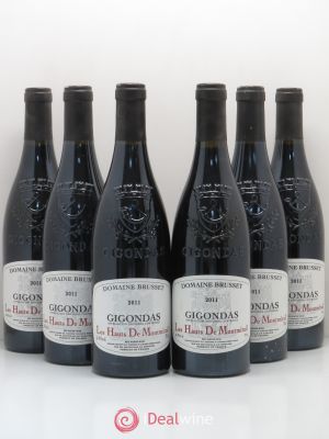 Gigondas Brusset Les Hauts De Montmirail 2011 - Lot of 6 Bottles