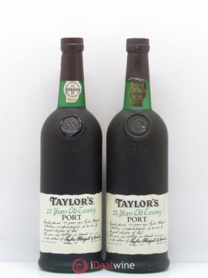 Porto Tawny Taylor's 20 Old Year   - Lot of 2 Bottles