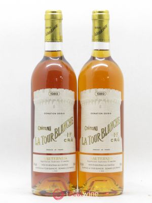Château la Tour Blanche 1er Grand Cru Classé  1989 - Lot of 2 Bottles