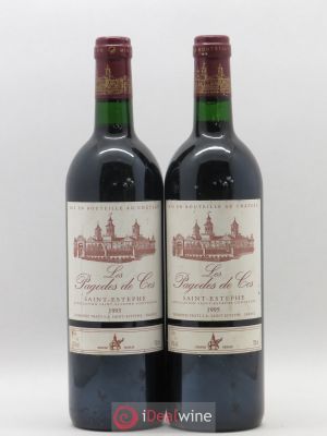 Les Pagodes de Cos Second Vin  1995 - Lot de 2 Bouteilles