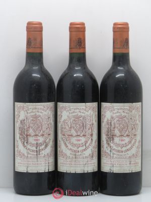 Pichon Longueville Baron 2ème Grand Cru Classé  1991 - Lot of 3 Bottles