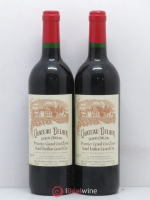 Château Belair (Belair-Monange) 1er Grand Cru Classé B  1998 - Lot of 2 Bottles