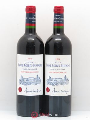 Château Grand Corbin Despagne Grand Cru Classé  2012 - Lot of 2 Bottles