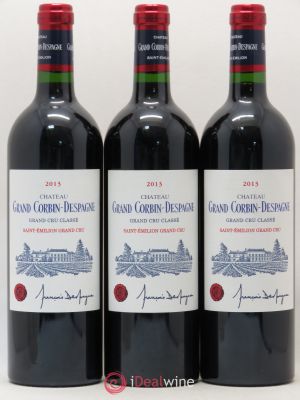 Château Grand Corbin Despagne Grand Cru Classé  2013 - Lot of 3 Bottles