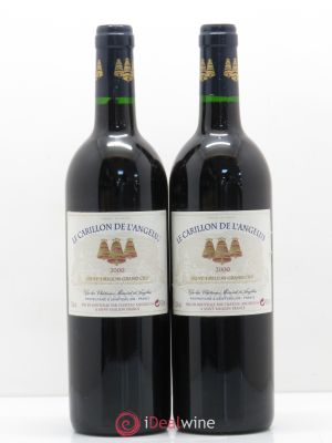 Le Carillon de l'Angélus Second vin  2000 - Lot de 2 Bouteilles