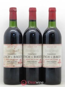 Château Lynch Bages 5ème Grand Cru Classé  1983 - Lot of 3 Bottles