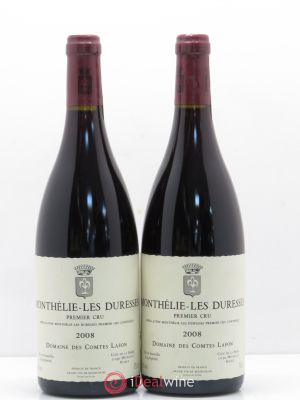 Monthélie 1er Cru Les Duresses Comtes Lafon (Domaine des)  2008 - Lot of 2 Bottles