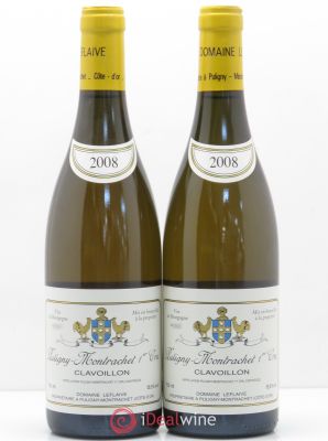 Puligny-Montrachet 1er Cru Clavoillon Domaine Leflaive  2008 - Lot of 2 Bottles