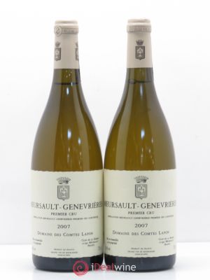 Meursault 1er Cru Genevrières Comtes Lafon (Domaine des)  2007 - Lot of 2 Bottles