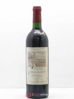 Château Plantey Cru Bourgeois  1995 - Lot of 1 Bottle