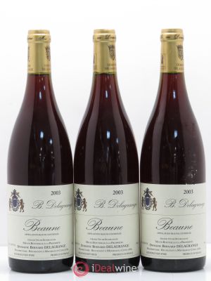 Beaune Domaine Bernard Delagrange (no reserve) 2003 - Lot of 3 Bottles
