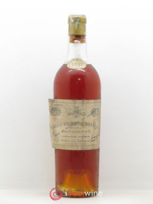 Loupiac Château Dauphine Rondillon 1937 - Lot of 1 Bottle