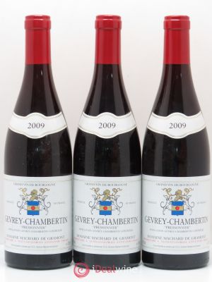 Gevrey-Chambertin Pressonnier Machard de Gramont 2009 - Lot of 3 Bottles