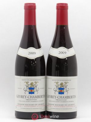 Gevrey-Chambertin Pressonnier Domaine Machard de Gramont 2009 - Lot of 2 Bottles