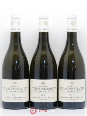 Puligny-Montrachet 1er Cru Clos de la Mouchère Henri Boillot (Domaine)  2011 - Lot of 3 Bottles