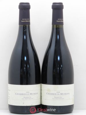 Chambolle-Musigny 1er Cru Les Amoureuses Amiot-Servelle  2000 - Lot of 2 Bottles