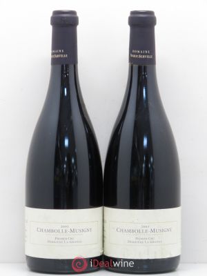 Chambolle-Musigny 1er Cru Derrière la Grange Amiot-Servelle  2001 - Lot of 2 Bottles