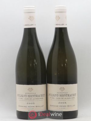 Puligny-Montrachet 1er Cru Clos de la Mouchère Henri Boillot (Domaine)  2005 - Lot of 2 Bottles