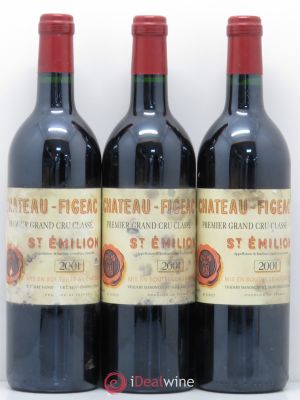 Château Figeac 1er Grand Cru Classé A  2001 - Lot of 3 Bottles
