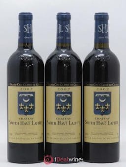 Château Smith Haut Lafitte Cru Classé de Graves  2002 - Lot of 3 Bottles