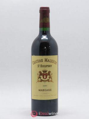 Château Malescot Saint-Exupéry 3ème Grand Cru Classé  2003 - Lot of 1 Bottle