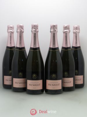 Rosé brut Henriot (no reserve)  - Lot of 6 Bottles
