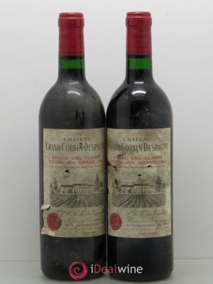 Château Grand Corbin Despagne Grand Cru Classé (no reserve) 1989 - Lot of 2 Bottles