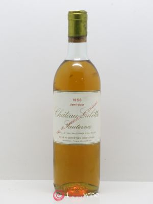 Château Gilette Demi-doux (no reserve) 1958 - Lot of 1 Bottle