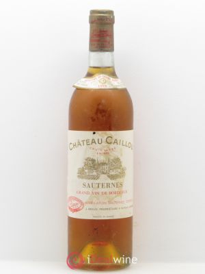 Château Caillou 2ème Grand Cru Classé Sélection grains nobles 1978 - Lot of 1 Bottle