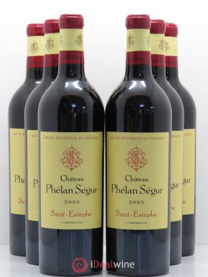 Château Phélan Ségur  2005 - Lot of 6 Bottles
