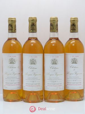 Château de Rayne Vigneau 1er Grand Cru Classé  1987 - Lot of 4 Bottles