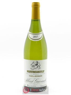 Meursault Clos du Murger Albert Grivault  2017 - Lot of 1 Bottle