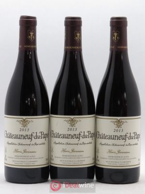 Châteauneuf-du-Pape Henri Bonneau Henri Bonneau & Fils (no reserve) 2013 - Lot of 3 Bottles