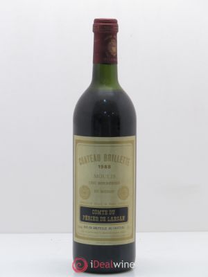 Château Brillette Cru Bourgeois (no reserve) 1988 - Lot of 1 Bottle