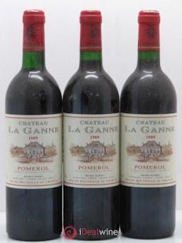 Pomerol Château La Ganne (no reserve) 1989 - Lot of 3 Bottles