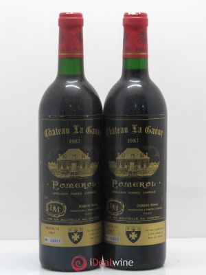 Pomerol Château La Ganne (no reserve) 1987 - Lot of 2 Bottles
