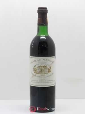 Château Margaux 1er Grand Cru Classé (no reserve) 1980 - Lot of 1 Bottle