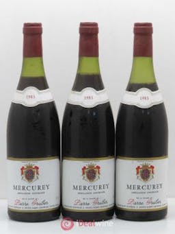 Mercurey Gruber (sans prix de réserve) 1983 - Lot de 3 Bouteilles