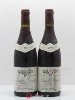 Ladoix 1er Cru Corvées Domaine Ravaut (no reserve) 1990 - Lot of 2 Bottles