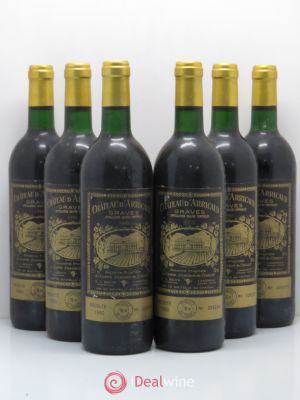 Graves Château d'Arricaud (no reserve) 1990 - Lot of 6 Bottles